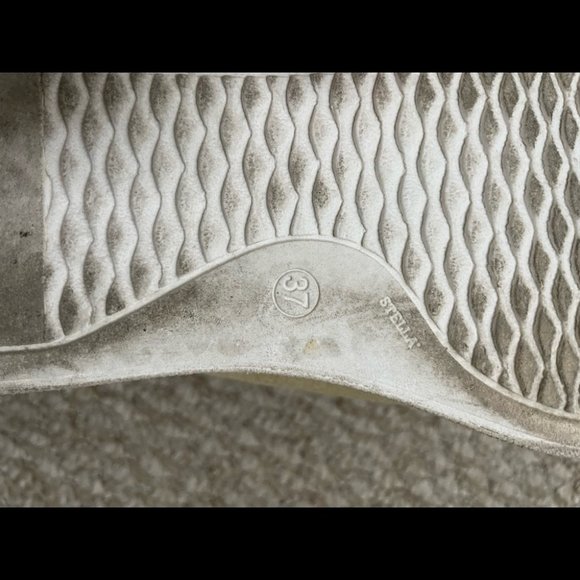 MJUS Anthropologie lace up sneaker shoes size 37 cream tan - Picture 10 of 11